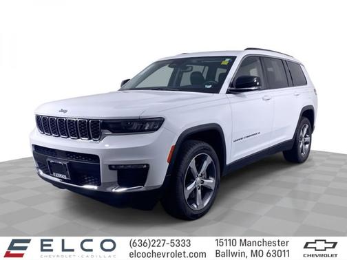 Bright White Clearcoat 2021 Jeep Grand Cherokee L Limited