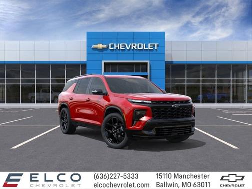 Radiant Red Tintcoat 2026 Chevrolet Traverse AWD RS