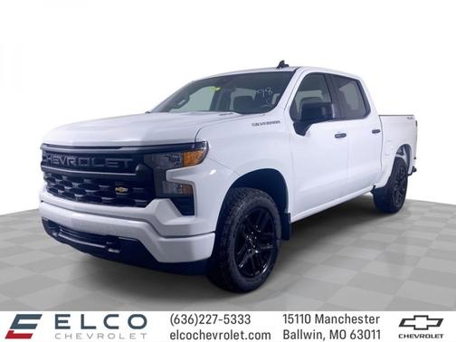 Summit White 2026 Chevrolet Silverado 1500 Custom