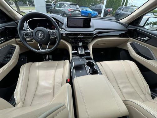 Platinum White Pearl 2023 Acura MDX Advance Package
