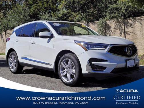 Platinum White Pearl 2021 Acura RDX Advance Package