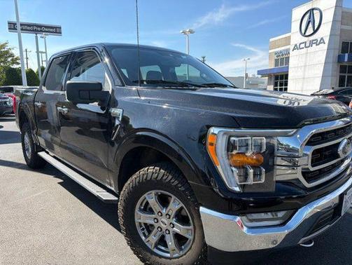 AGATE BLACK METALLIC 2021 Ford F-150 XLT
