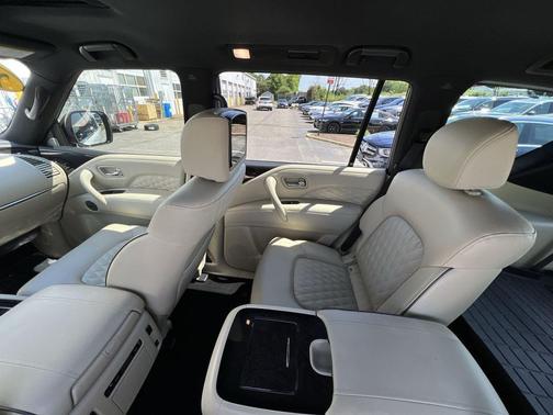 Moonstone White 2023 INFINITI QX80 SENSORY AWD