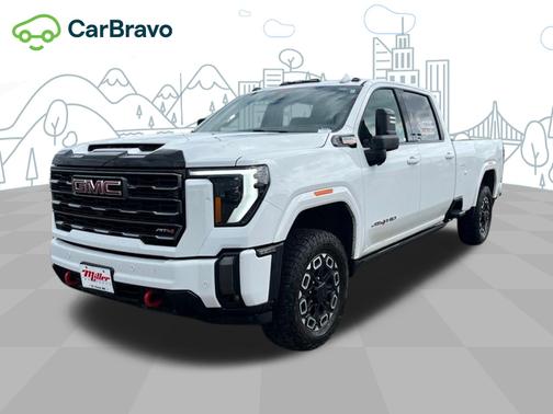 Summit White 2024 GMC Sierra 3500 AT4