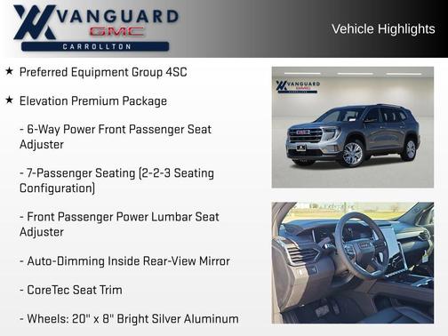 2025 GMC Acadia FWD Elevation