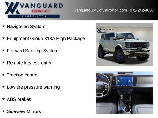 Cactus Gray 2021 Ford Bronco Outer Banks