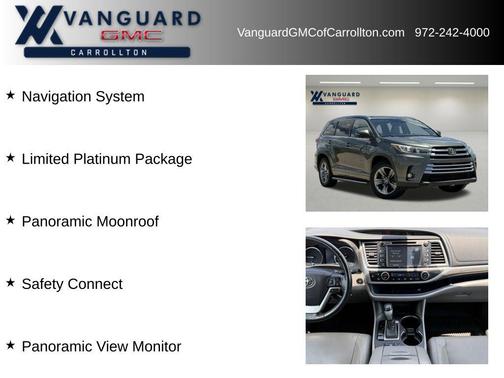 Alumina Jade Metallic 2017 Toyota Highlander Limited Platinum