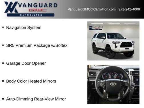 Super White 2018 Toyota 4Runner SR5 Premium