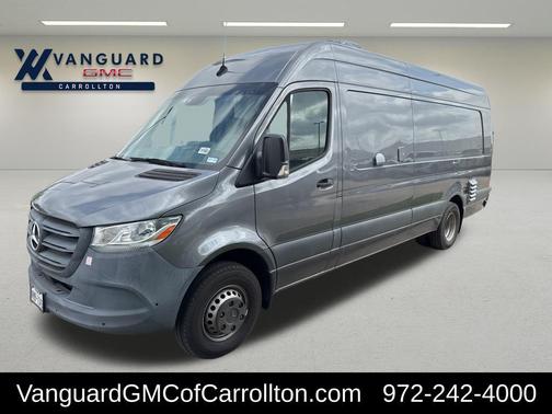 Gray 2021 Mercedes-Benz Sprinter 4500 High Roof V6