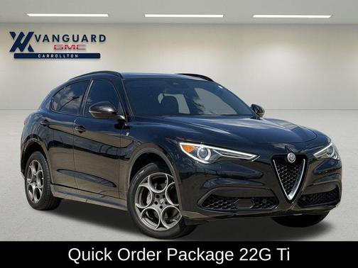 Vulcano Black Metallic 2022 Alfa Romeo Stelvio Ti