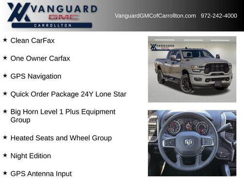 2026 RAM 2500 Lone Star Crew Cab 4x4 6'4' Box