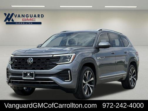 Platinum Gray Metallic 2024 Volkswagen Atlas 2.0T SEL Premium R-Line 4MOTION