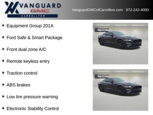 Shadow Black 2022 Ford Mustang EcoBoost Premium