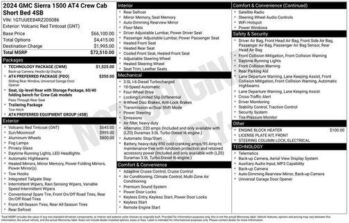 2024 GMC Sierra 1500 AT4