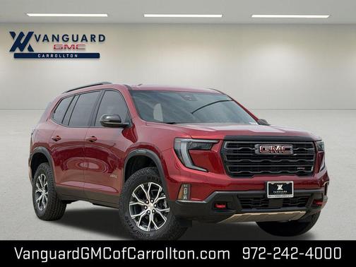 Volcanic Red Tintcoat 2026 GMC Acadia AT4 AWD