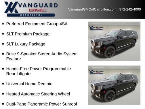 Onyx Black 2021 GMC Yukon SLT