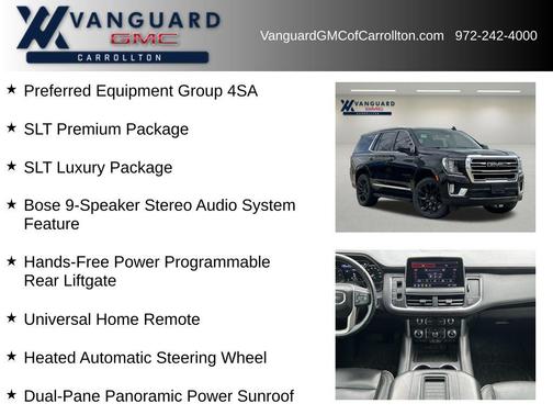 Onyx Black 2021 GMC Yukon SLT