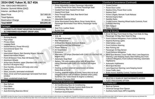 2024 GMC Yukon XL SLT