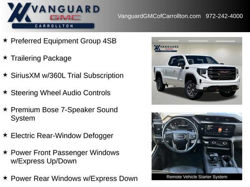 Summit White 2025 GMC Sierra 1500 AT4