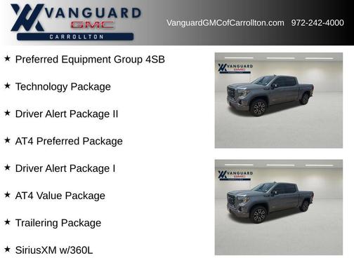 Satin Steel Metallic 2021 GMC Sierra 1500 AT4