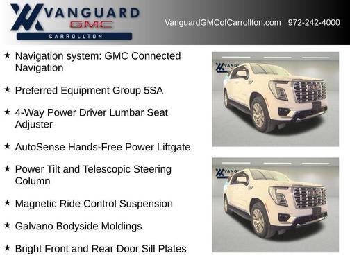 Summit White 2025 GMC Yukon XL Denali