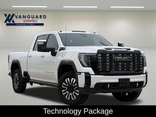 White Frost Tricoat 2025 GMC Sierra 2500 Denali Ultimate