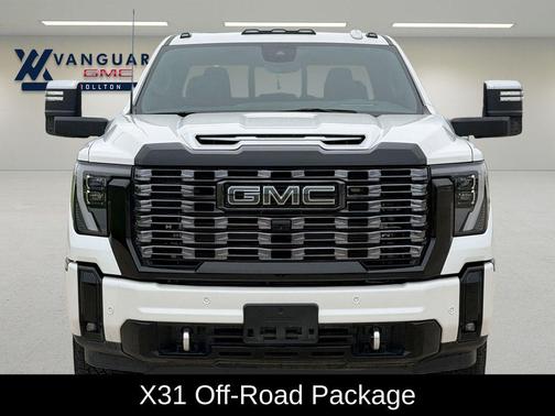 White Frost Tricoat 2025 GMC Sierra 2500 Denali Ultimate