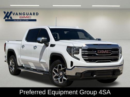Summit White 2024 GMC Sierra 1500 SLT