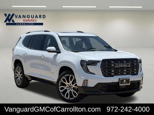 Glacier White Tricoat 2026 GMC Acadia Denali