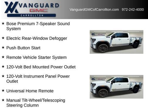 Summit White 2024 GMC Sierra 2500 AT4
