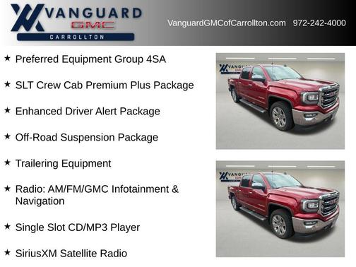 Red Quartz Tintcoat 2018 GMC Sierra 1500 SLT