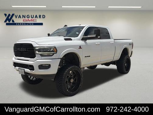 Bright White Clearcoat 2020 RAM 2500 Laramie Crew Cab 4x4 6'4' Box