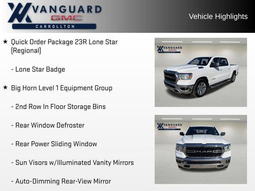 2022 RAM 1500 Big Horn/Lone Star