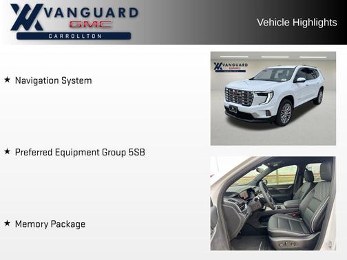 2026 GMC Acadia Denali