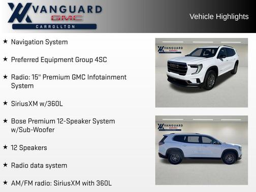 2025 GMC Acadia FWD Elevation