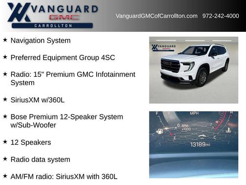 2025 GMC Acadia FWD Elevation