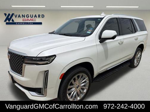 Crystal White Tricoat 2021 Cadillac Escalade Premium Luxury
