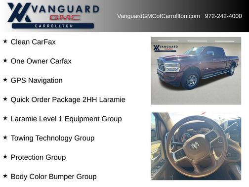 2020 RAM 2500 Laramie Crew Cab 4X4 6'4' Box