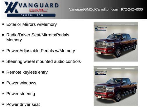 2020 RAM 2500 Laramie Crew Cab 4X4 6'4' Box