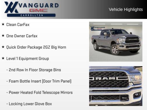 2023 RAM 2500 Big Horn Crew Cab 4x4 6'4' Box