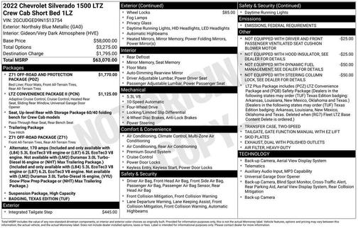 2022 Chevrolet Silverado 1500 LTZ