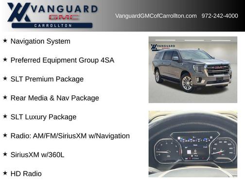 Satin Steel Metallic 2021 GMC Yukon XL SLT