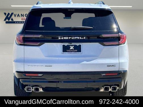 Glacier White Tricoat 2026 GMC Acadia Denali