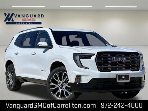 Glacier White Tricoat 2026 GMC Acadia Denali