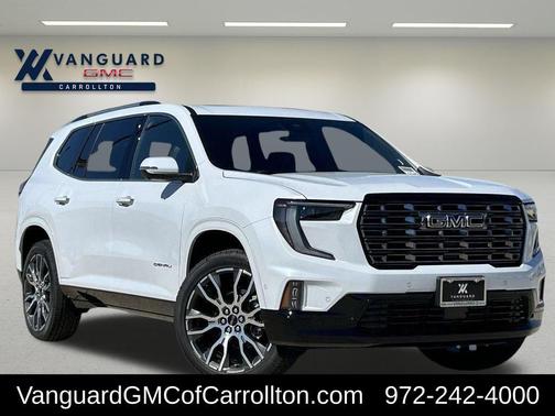 Glacier White Tricoat 2026 GMC Acadia Denali