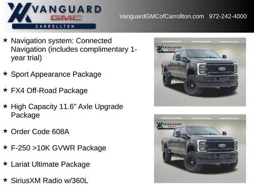Black Metallic 2024 Ford F-250 Lariat