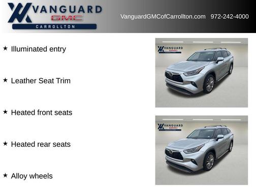 Celestial Silver Metallic 2023 Toyota Highlander Platinum