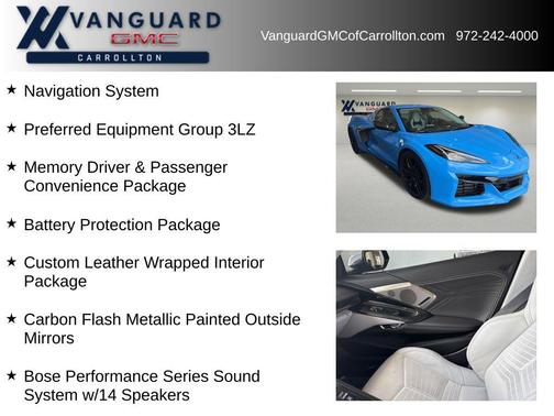 Rapid Blue 2025 Chevrolet Corvette Z06