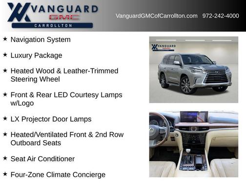 Atomic Silver 2020 Lexus LX 570 Three-Row