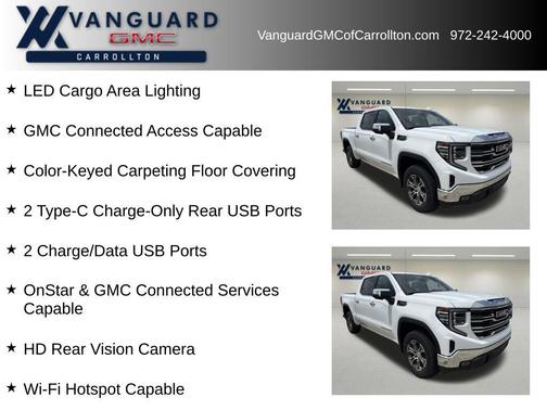 Summit White 2024 GMC Sierra 1500 SLT